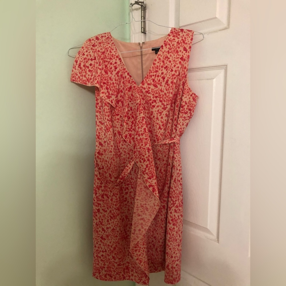 Ann Taylor Sleeveless Ruffle Dress Size 10P